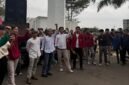 BEM BANTEN Bersatu dan BEM PTNU Korwil Banten Gelar Aksi di Area Kantor Pemerintahan Provinsi Banten (Foto: Istimewa)
