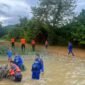 Proses Pencarian Korban Hanyut di Sungai Lahumbo, Boalemo (Foto: HarianPost.id)