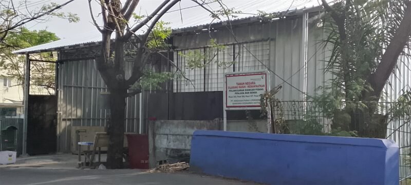 Bangunan diatas Aset PT. Angkasa Pura II. (Foto: Istimewa)