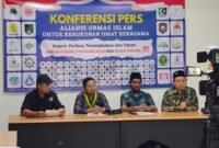 Konferensi Pers Aliansi Ormasi Islam Untuk Kerukunan Umat Beragama (Foto: Agung/Pusat-Berita)