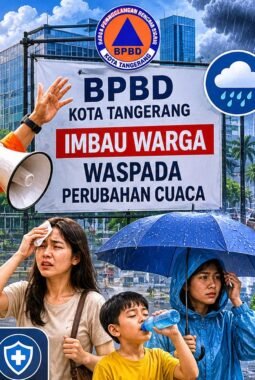 BPBD Kota Tangerang Imbau Warga Waspadai Perubahan Cuaca