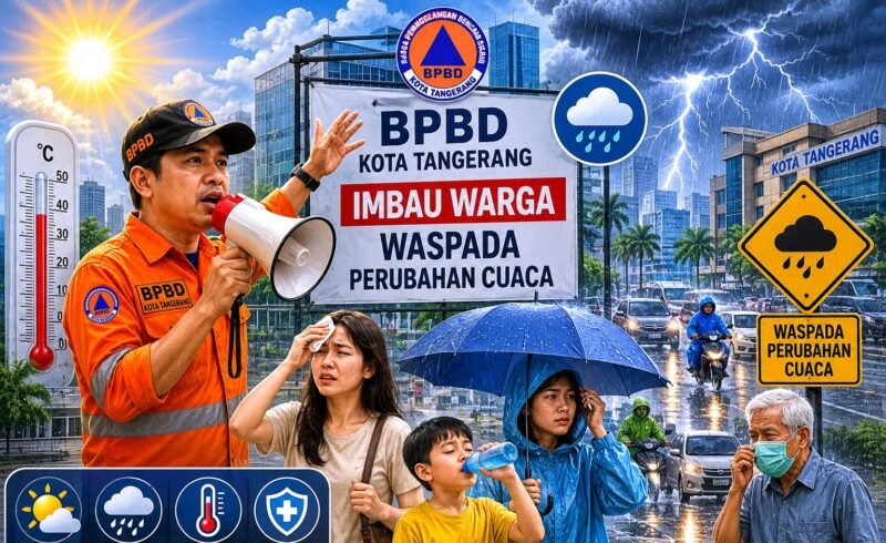 BPBD Kota Tangerang Menghimbau Warga Agar Siaga Terhadap Cuaca Buruk (Foto: Ilustrasi)