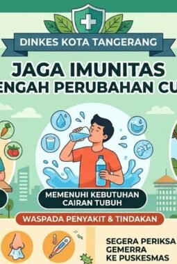 Perubahan Cuaca, Dinkes Kota Tangerang Ajak Warga Jaga Imunitas