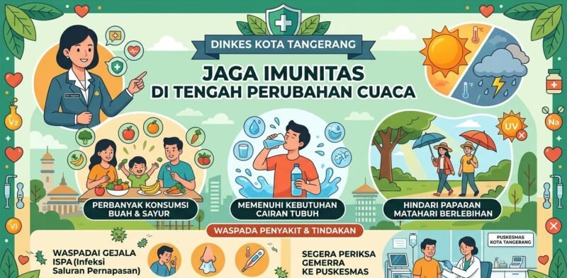 Dinkes Kota Tangerang Himbau Warga Kota Tangerang Jaga Pola Hidup Saat Perubahan Cuaca (Foto: Ilustrasi)