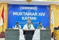 Amri Akbar, Ketua Umum PP KAMMI Terpilih Saat Pidato Pertamanya (Foto: Istimewa)