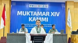 Amri Akbar, Ketua Umum PP KAMMI Terpilih Saat Pidato Pertamanya (Foto: Istimewa)