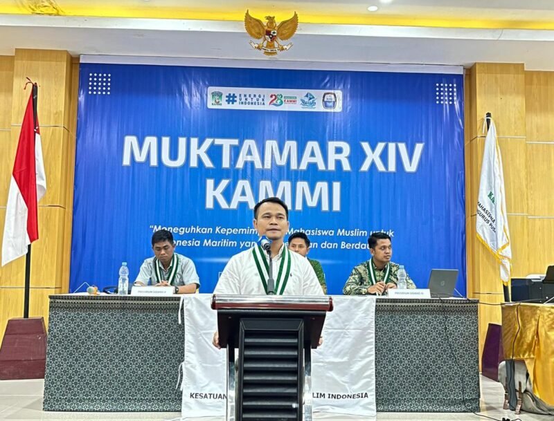 Amri Akbar, Ketua Umum PP KAMMI Terpilih Saat Pidato Pertamanya (Foto: Istimewa)