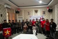 Pelantikan LMND Kota Tangerang berjalan khidmat (foto/istimewa)