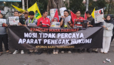 Poros Baru Tangerang bacakan Pernyataan Sikap lantangkan mosi tidak percaya terhadap APH (foto/istimewa)