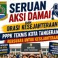 Pamflet seruan Aksi ASN PPPK Tekhnis Kota Tangerang (Doc. Ilustrasi Ai)