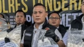 Potret AKP Pardiman, Kasat Narkoba Polres Tangerang Selatan. (ANTARA FOTO/Muhammad Iqbal)