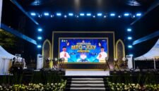 Panggung utama pembukaan MTQ XXV Tingkat Kota Tangerang di Kecamatan Ciledug, Senin (27/7/2026). (PUSATBERITA/Topan Bagaskara).