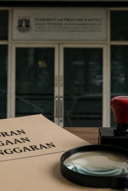 ‎Poros Intelektual Muda Laporkan Dugaan Mark-up Sewa Gedung KCD Pendidikan ke Inspektorat Banten