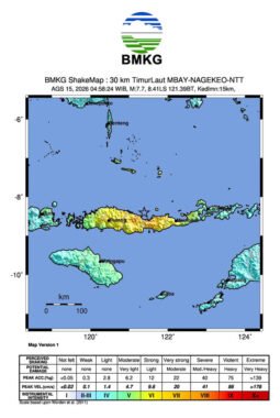 Gempa M7,7 Guncang NTT, Getaran Terasa hingga Makassar