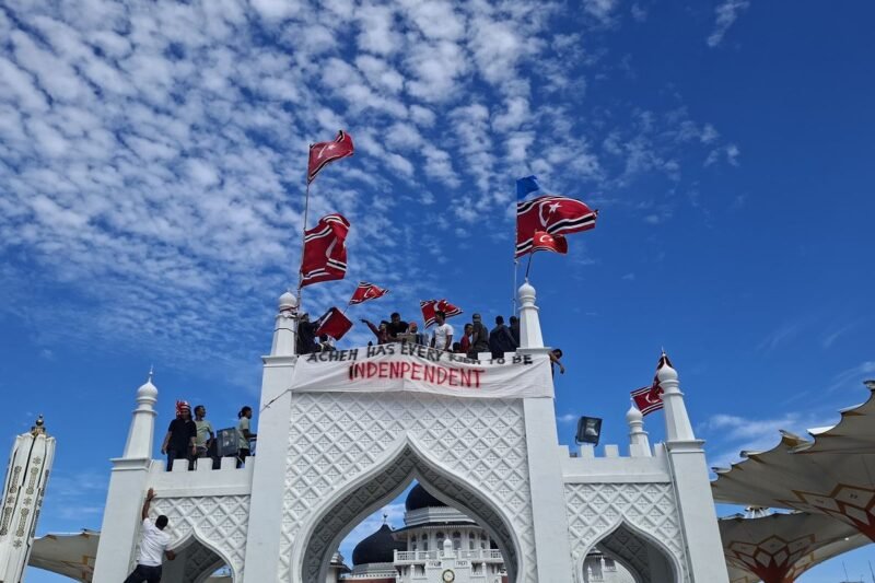 Peringatan Hari Damai Aceh ke 21 berakhir ricuh (Foto:Kompas.com)
