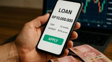 Ilustrasi layanan pinjaman daring (pindar) di Indonesia. Pendanaan dari lender luar negeri mencapai Rp17,28 triliun hingga Juni 2026 (foto/istimewa).