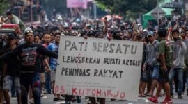 Masyarakat Pati berencana menyampaikan aspirasi di Jakarta pada 27 Agustus 2026. (Foto: radarmojokerto.jawapos.com)