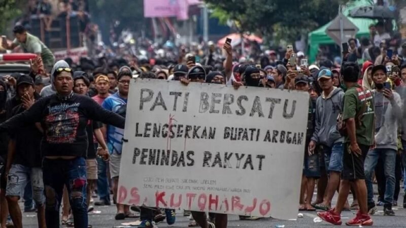 Masyarakat Pati berencana menyampaikan aspirasi di Jakarta pada 27 Agustus 2026. (Foto: radarmojokerto.jawapos.com)