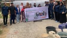 BEM PTNU Gelar Aksi Sosial Bagi-Bagi Air Bersih di Pandeglang (Foto: Istimewa)