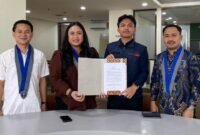 Penandatanganan MoU PP GMKI dan AIM Digital (Foto: Istimewa)