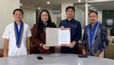 Penandatanganan MoU PP GMKI dan AIM Digital (Foto: Istimewa)