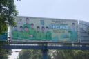 Billboard ucapan selamat dan sukses kepada jajaran pengurus DPC PKB Kota Tangerang berada di Jalan Sudirman (Istimewa/PB)