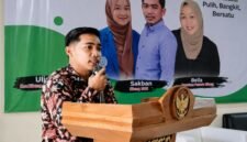 Koordinator lapangan aksi, Lensa Sakban (foto/pusat-berita.com)