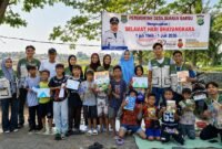 Mahasiswa Sekolah Tinggi Ilmu Syariah Nahdlatul Ulama (STISNU) Tangerang menggelar kegiatan Taman Baca Masyarakat (TBM) setiap Sabtu sore (Foto: Istimewa).