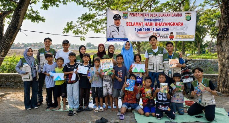 Mahasiswa Sekolah Tinggi Ilmu Syariah Nahdlatul Ulama (STISNU) Tangerang menggelar kegiatan Taman Baca Masyarakat (TBM) setiap Sabtu sore (Foto: Istimewa).