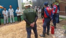Damkar dan Rapid Indonesia Edukasi Keselamatan Kebakaran di Kantor Anita Rohmah (foto/istimewa)