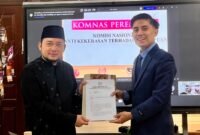 Kuasa Hukum korban, Gusti Rian Saputra, Masukkan Surat Laporan ke Komnas Perempuan (Foto: Istimewa)