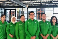 Hafidz Firdaus ketua DPC PKB Kota Tangerang, Didampingi pengurus saat di wawancara usai agenda Rakor dan Konsolidasi partai (Doc. Ist/PB)