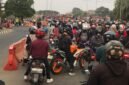 Terjadi kemacetan di ruas jalan dampak gelaran Tangerang 10K 2026 (foto/@captainakasia)