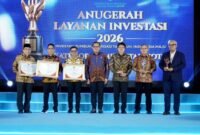 Kota Tangerang menerima piagam penghargaan Nomine ALI 2026 Kategori Pemerintah Kota (Sumber : Prokopim Kota Tangerang)