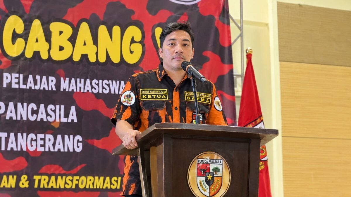 Ketua SAPMA PP Kota Tangerang, Roni Zaenuri (Foto: Istimewa)