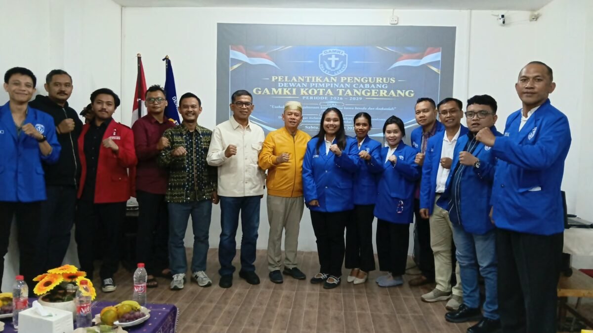 Pelantikan DPC GAMKI Kota Tangerang Periode 2026-2029 (Foto: ist.)