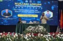 Sekjend PIKI, Benyamin Patondok Sedang Mengisi Kuliah Umum di IAKN Toraja (Foto: Istimewa)