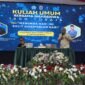 Sekjend PIKI, Benyamin Patondok Sedang Mengisi Kuliah Umum di IAKN Toraja (Foto: Istimewa)