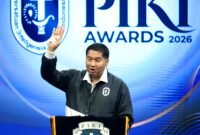 Ketua Umum PIKI, Maruarar Sirait, Saat Berikan Sambutan di PIKI Awards 2026 (Foto: Agung/PusatBerita)